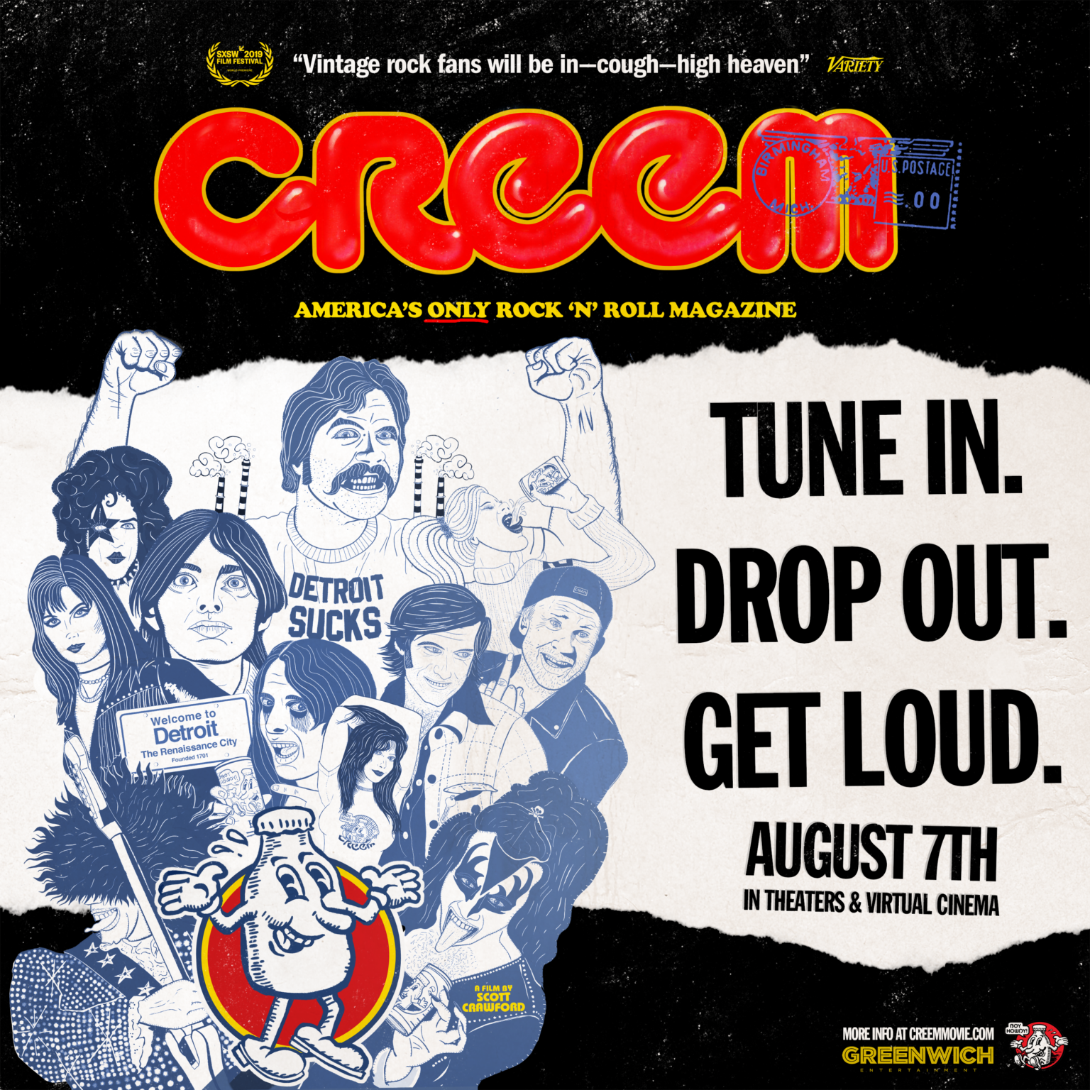 Creem Magazine Documentary Streaming Rental! | Vertical House Records